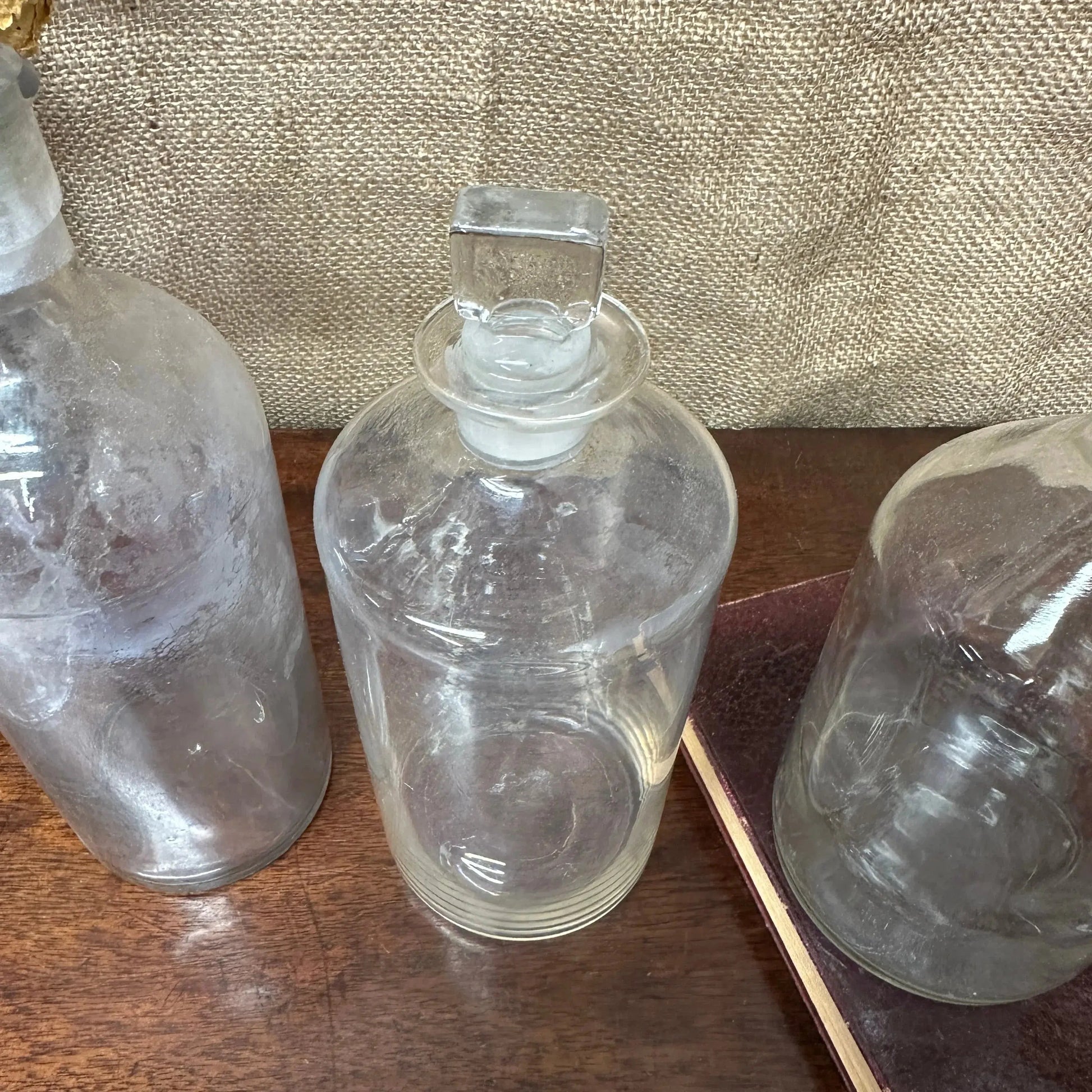 Vintage Glass Apothecary Propagating Bottles The Blind Mole