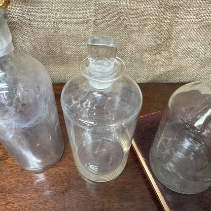 Vintage Glass Apothecary Propagating Bottles The Blind Mole