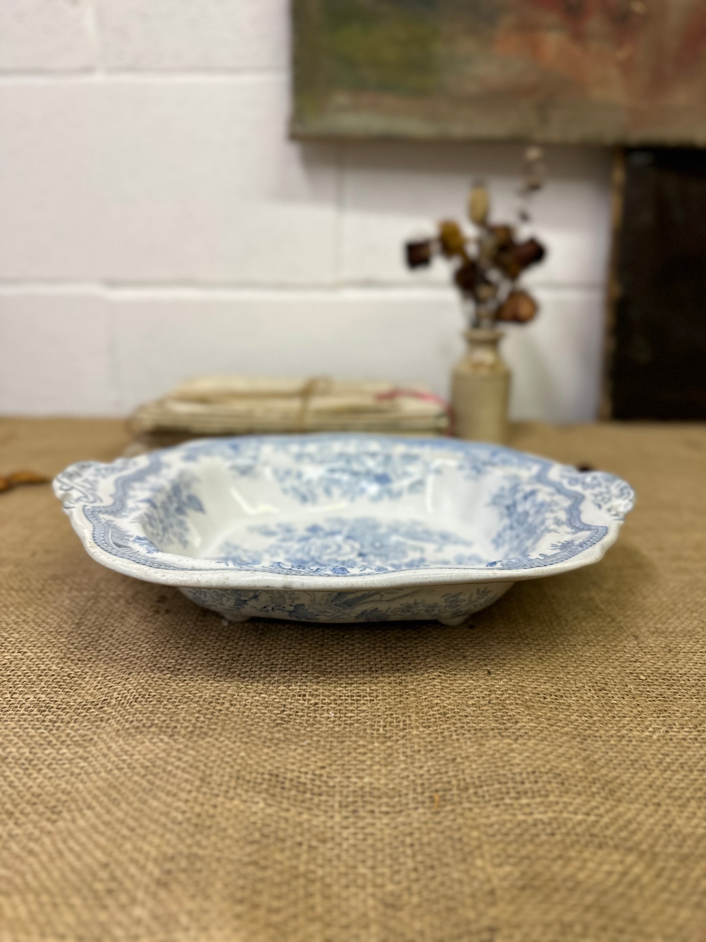 Wedgwood Victorian Serving Dish Asiatic Pheasant - The Blind Mole