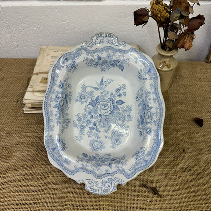 Wedgwood Victorian Serving Dish Asiatic Pheasant - The Blind Mole