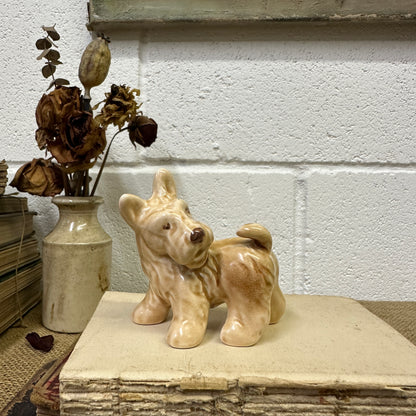 Vintage Sylvac Tiny Pottery Terrier Dog - The Blind Mole