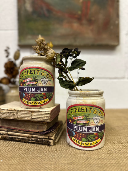 Stoneware Kirkwall Jam Pots, Various