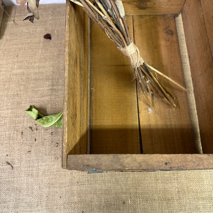 Vintage Wooden Apple Crate - The Blind Mole