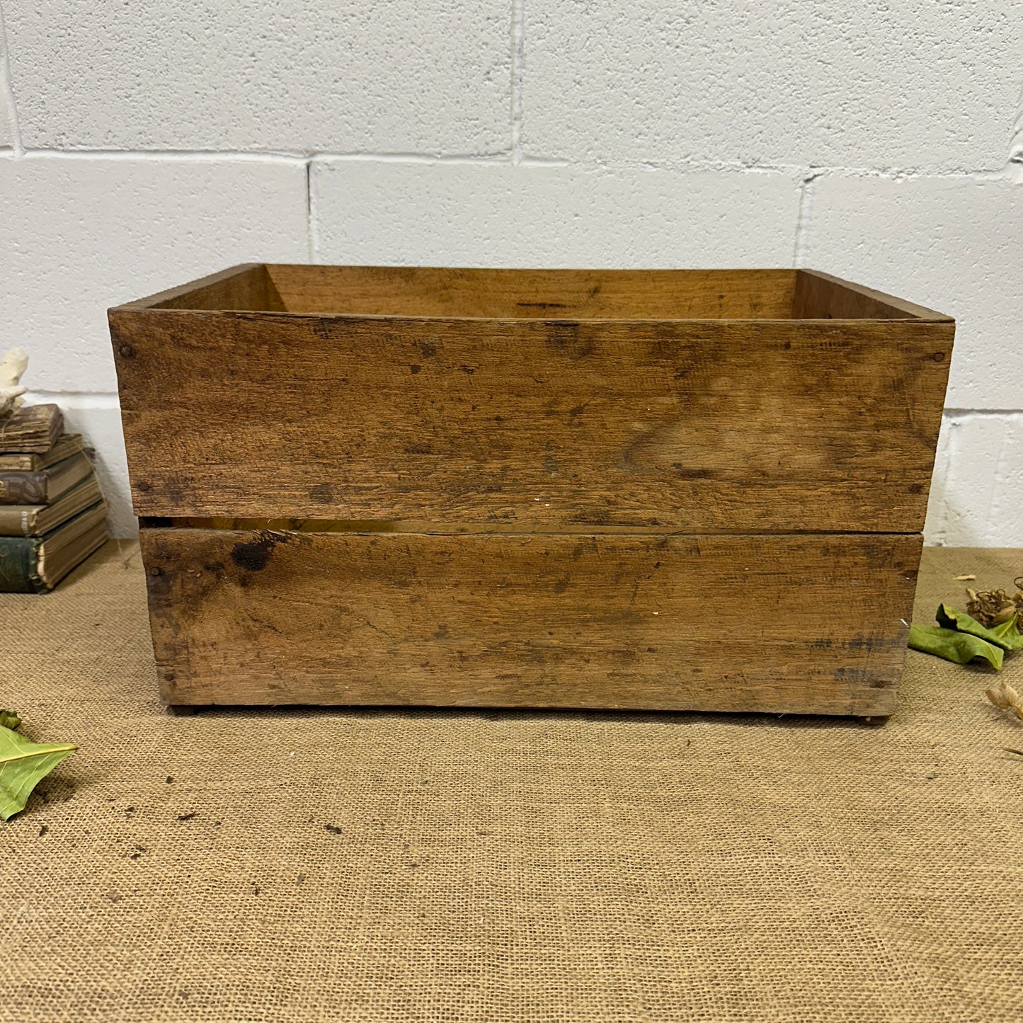 Vintage Wooden Apple Crate - The Blind Mole