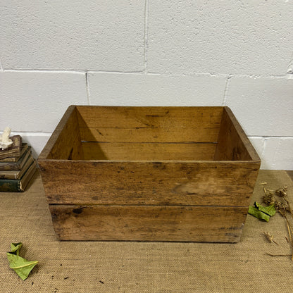 Vintage Wooden Apple Crate - The Blind Mole