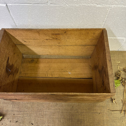 Vintage Wooden Apple Crate - The Blind Mole
