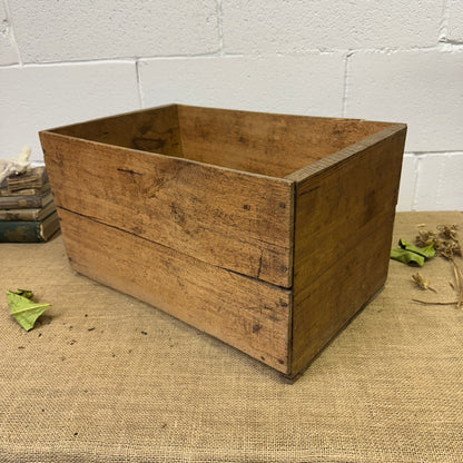 Vintage Wooden Apple Crate - The Blind Mole