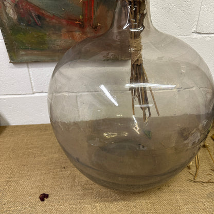 Huge Antique Carboy Demijohn Terrarium - The Blind Mole