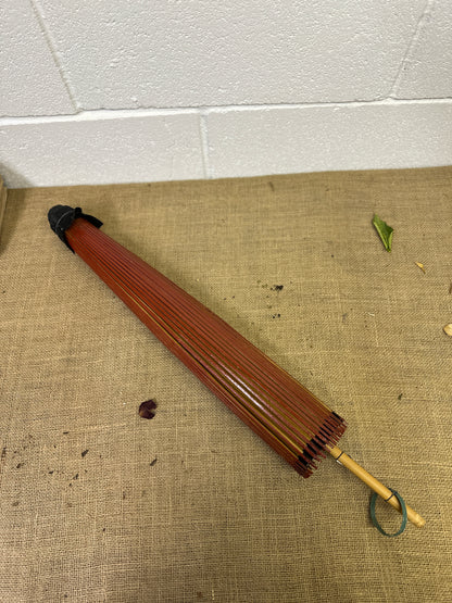 Huge Japanese Wagasa Bamboo & Paper Parasol - The Blind Mole