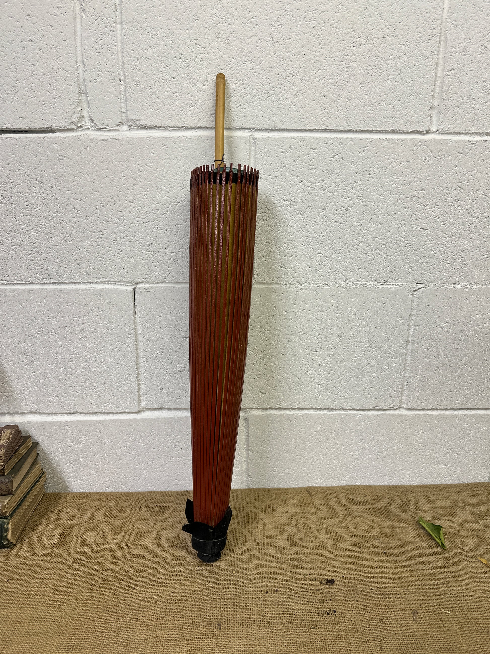 Huge Japanese Wagasa Bamboo & Paper Parasol - The Blind Mole