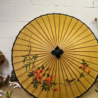 Huge Japanese Wagasa Bamboo & Paper Parasol - The Blind Mole