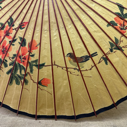 Huge Japanese Wagasa Bamboo & Paper Parasol - The Blind Mole