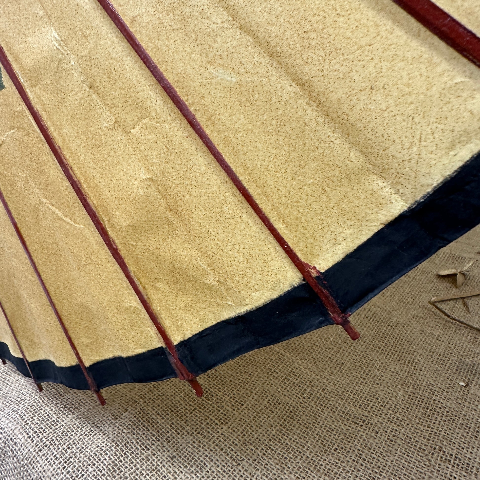 Huge Japanese Wagasa Bamboo & Paper Parasol - The Blind Mole