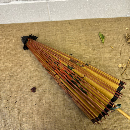 Huge Japanese Wagasa Bamboo & Paper Parasol - The Blind Mole