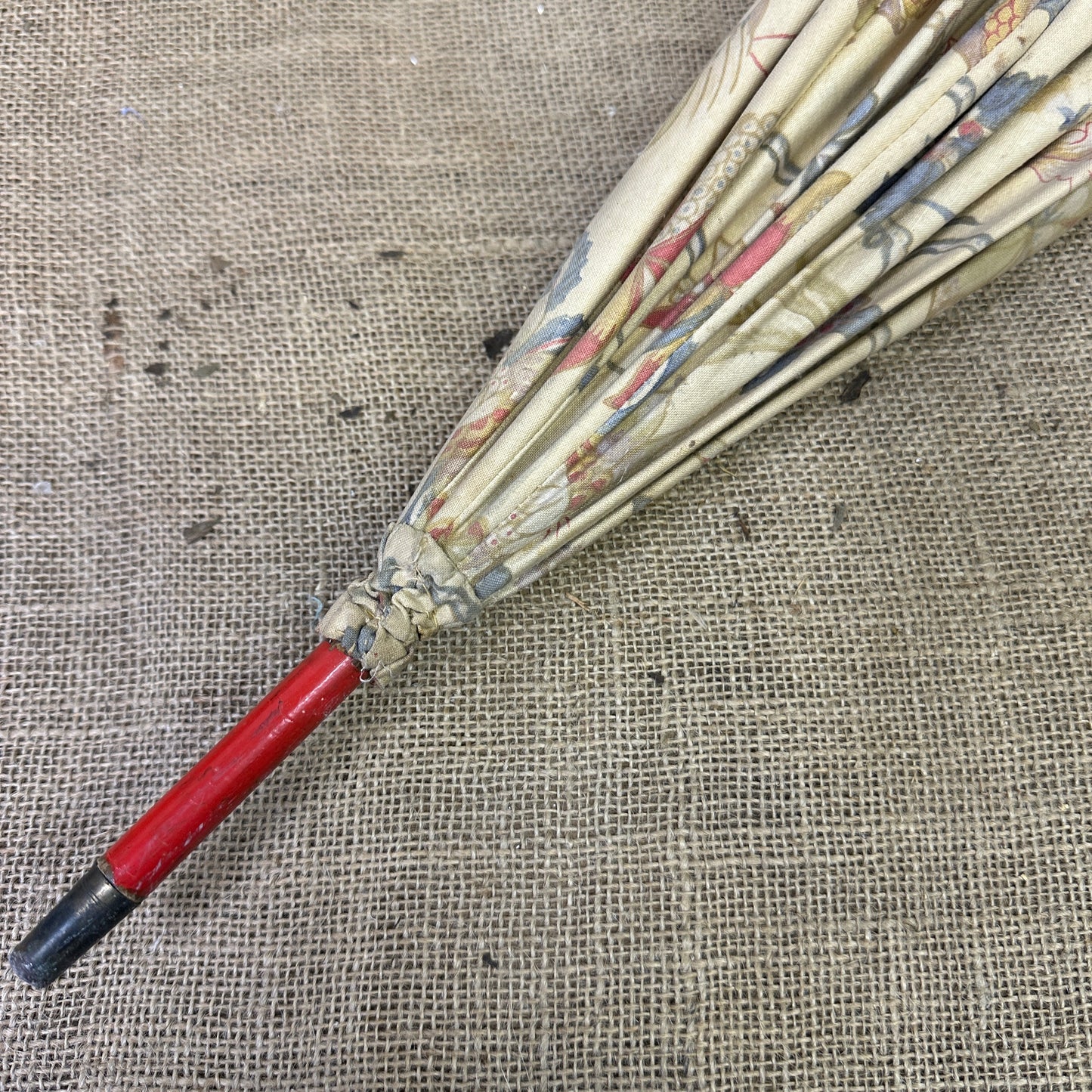 Vintage Cotton Parasol - The Blind Mole