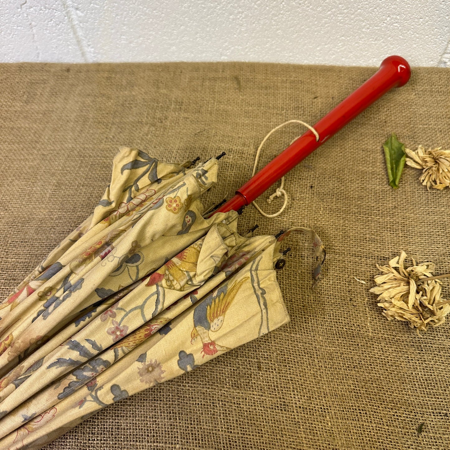 Vintage Cotton Parasol - The Blind Mole