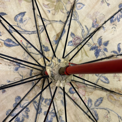 Vintage Cotton Parasol - The Blind Mole