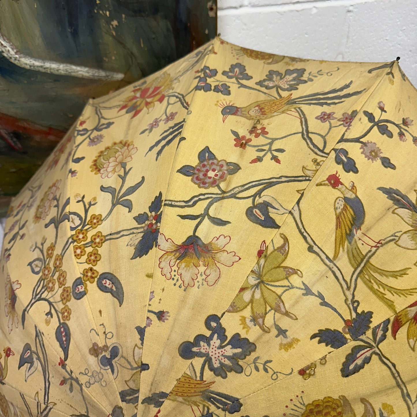 Vintage Cotton Parasol - The Blind Mole