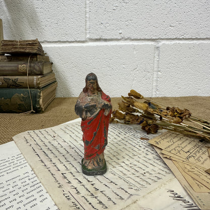 Lead Jesus Standing Vintage Figure - The Blind Mole