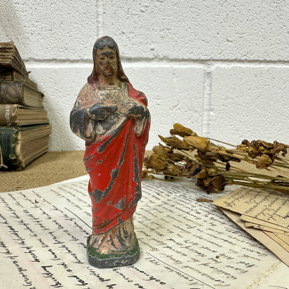 Lead Jesus Standing Vintage Figure - The Blind Mole