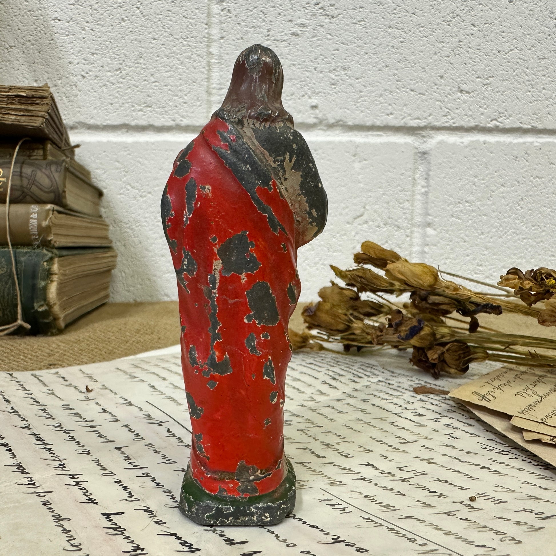 Lead Jesus Standing Vintage Figure - The Blind Mole