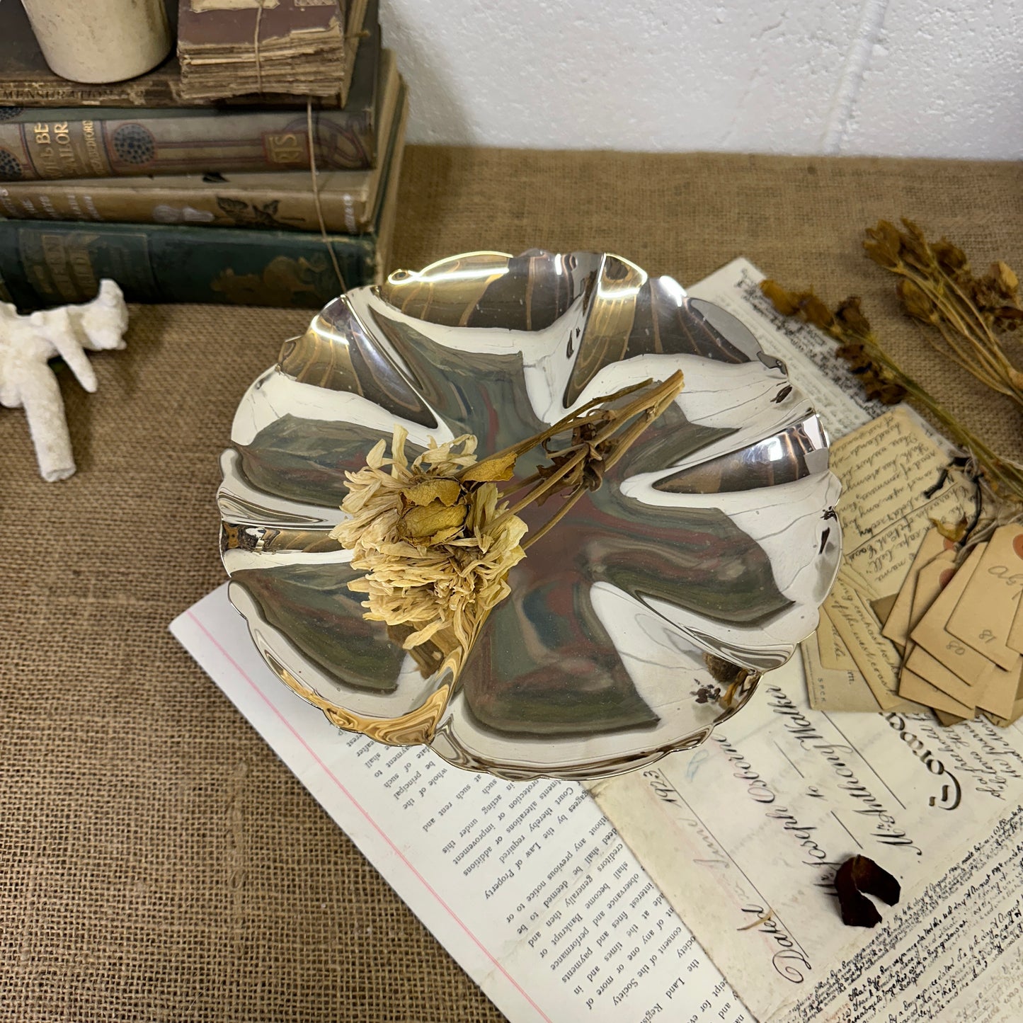 Silver Plated Cake Plate - The Blind Mole