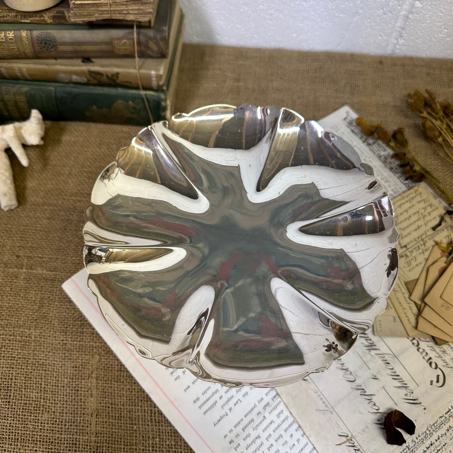 Silver Plated Cake Plate - The Blind Mole