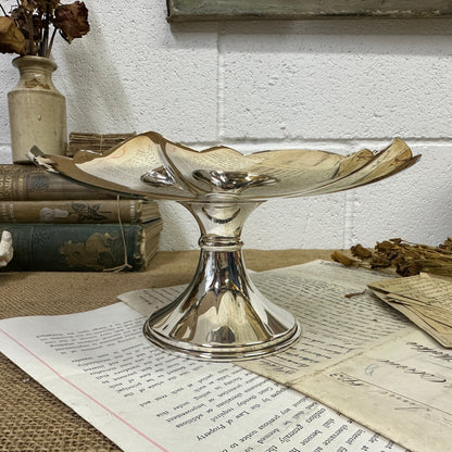 Silver Plated Cake Plate - The Blind Mole