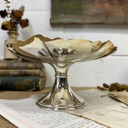 Silver Plated Cake Plate - The Blind Mole