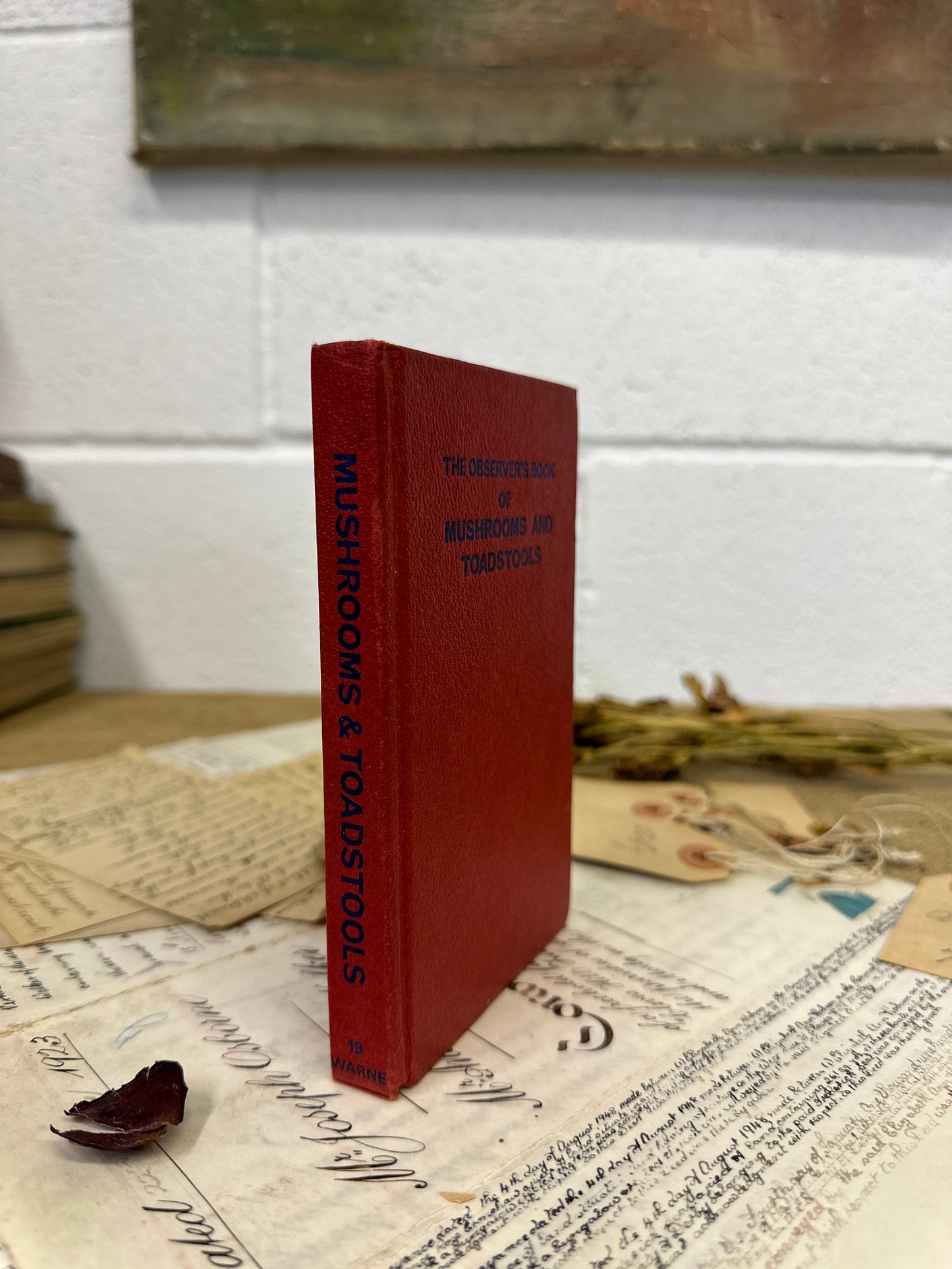 The observer’s book Mushrooms & Toadstools- Title Top to Bottom - The Blind Mole