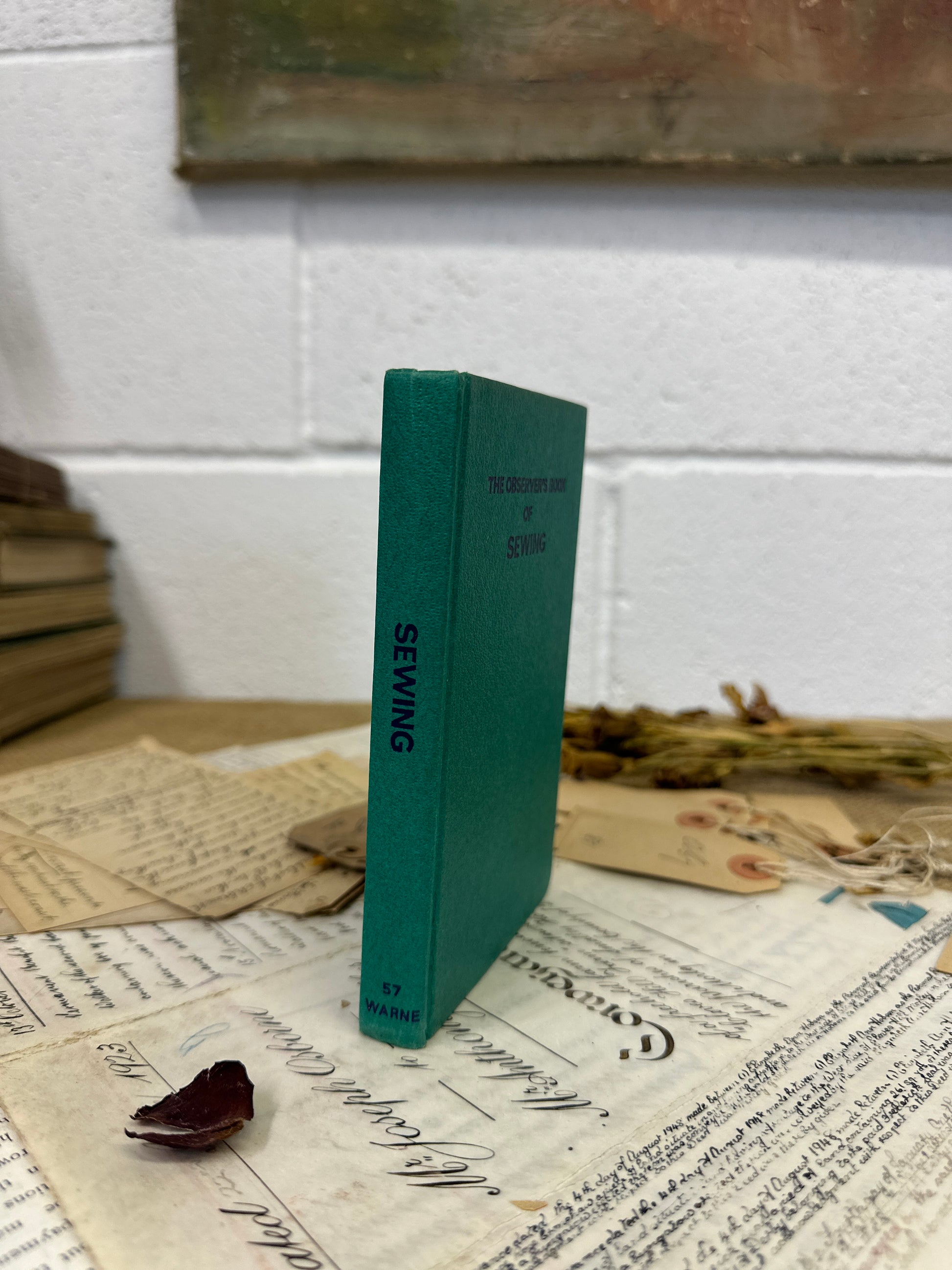 The observer’s book Sewing - Title Top to Bottom - The Blind Mole