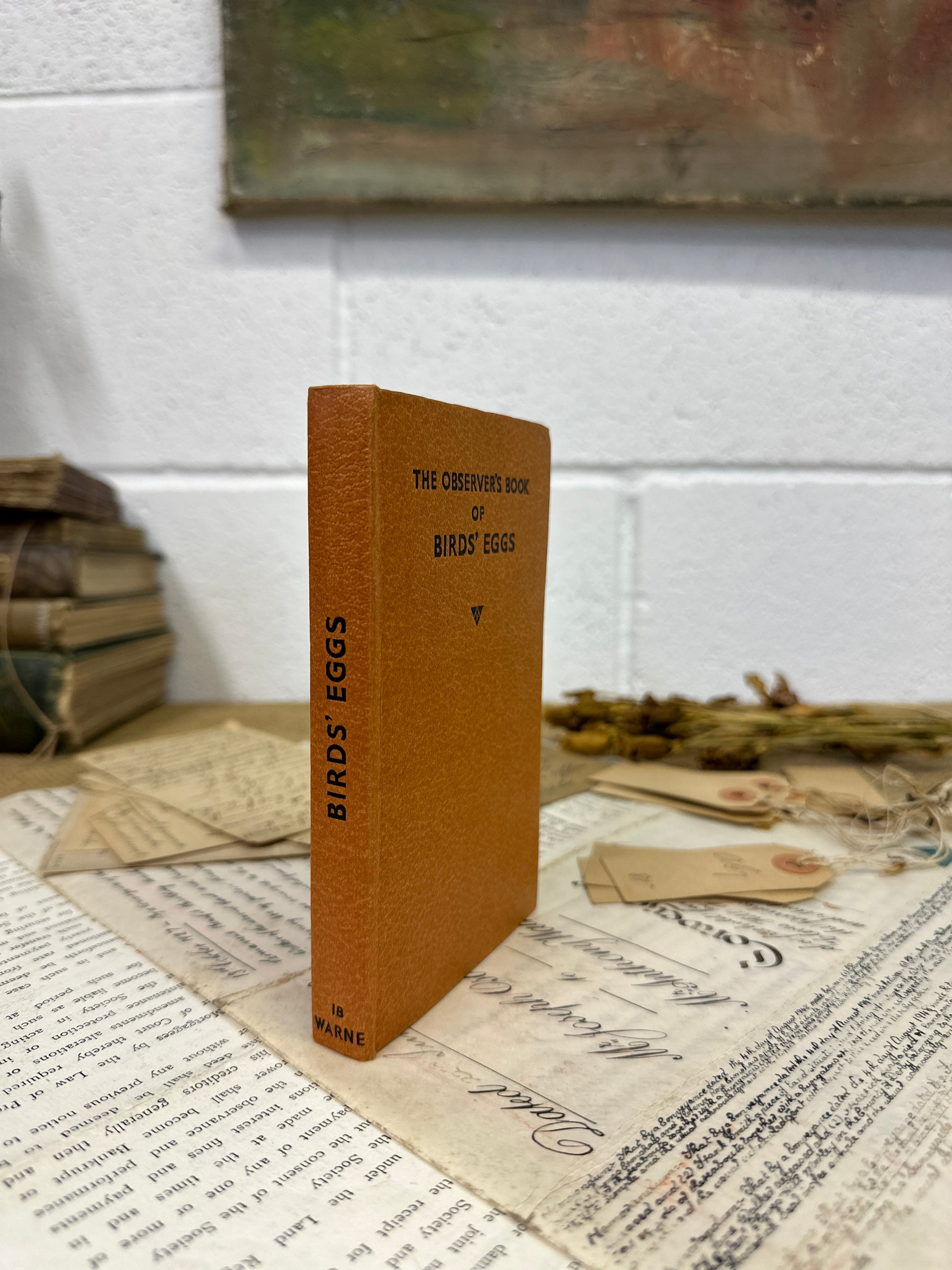 The observer’s book Birds Eggs - Title Bottom to Top - The Blind Mole