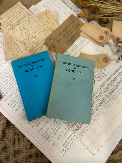 The observer’s book Pond Life - Title Bottom to Top - The Blind Mole