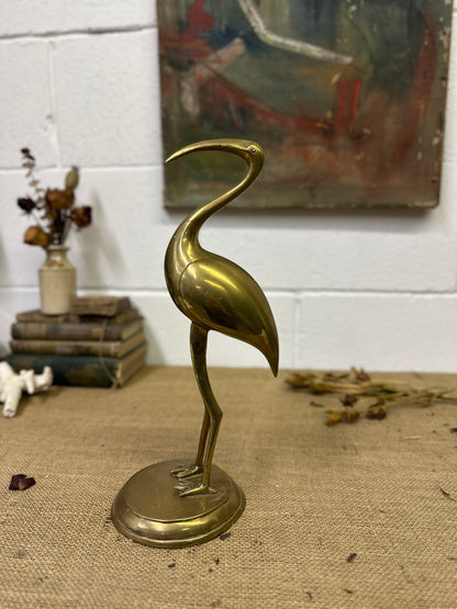 Mid Century Brass Crane - The Blind Mole