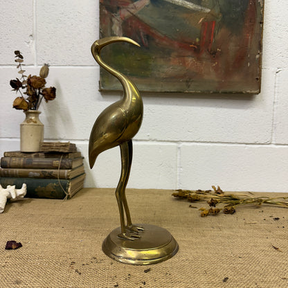 Mid Century Brass Crane - The Blind Mole
