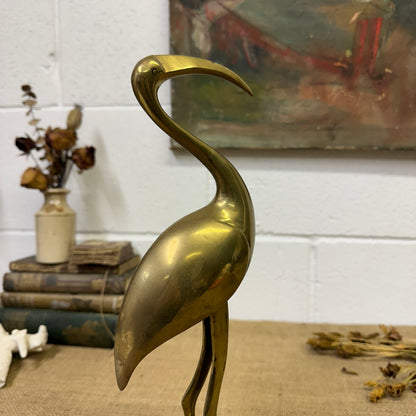 Mid Century Brass Crane - The Blind Mole