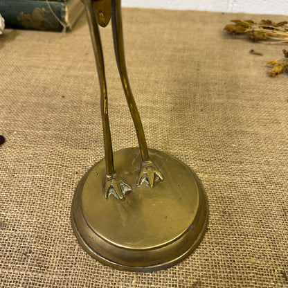 Mid Century Brass Crane - The Blind Mole