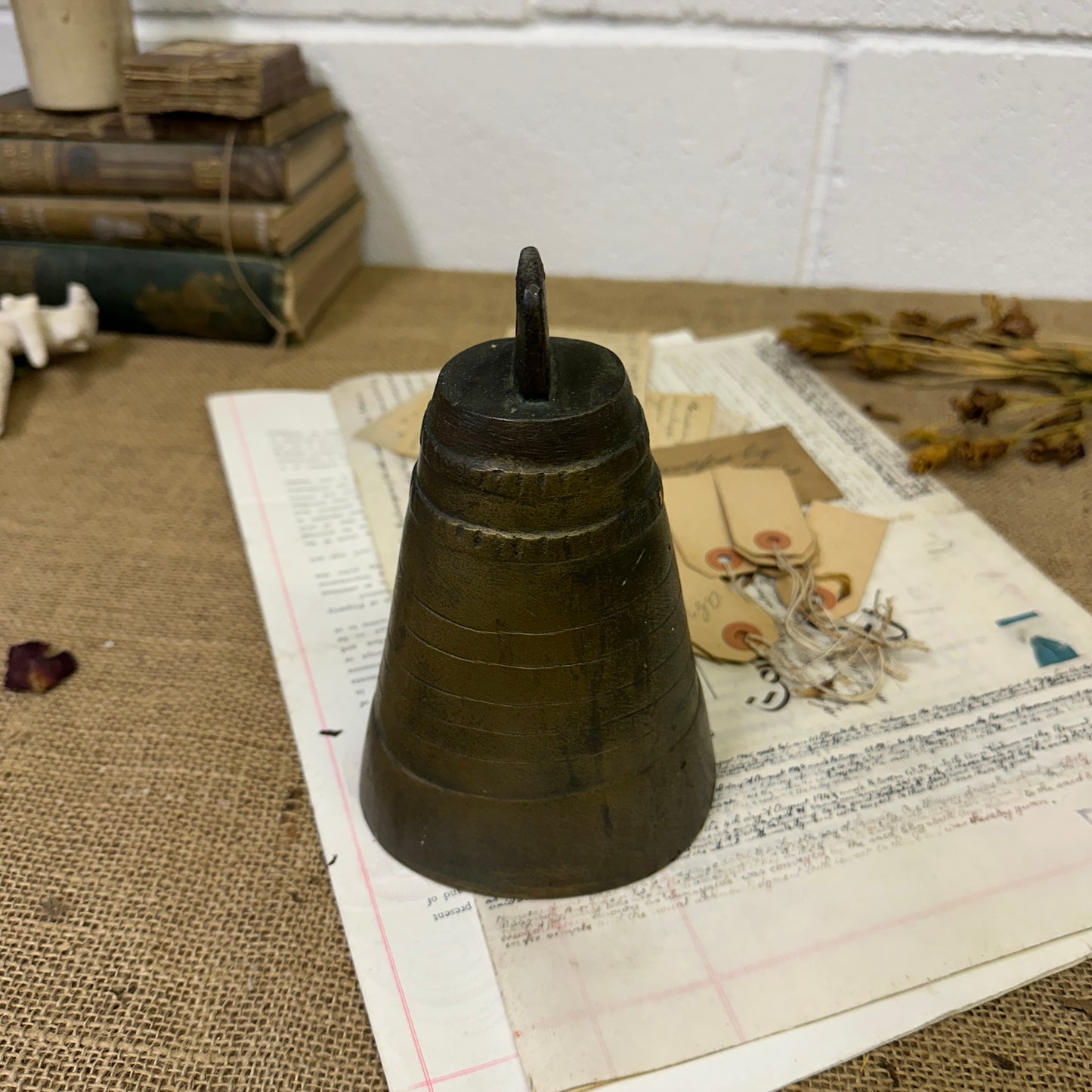 Hanging Brass Bell - The Blind Mole