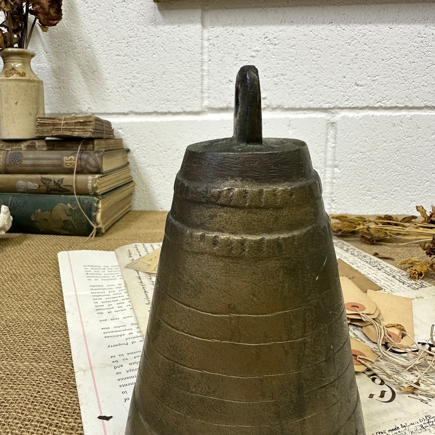 Hanging Brass Bell - The Blind Mole