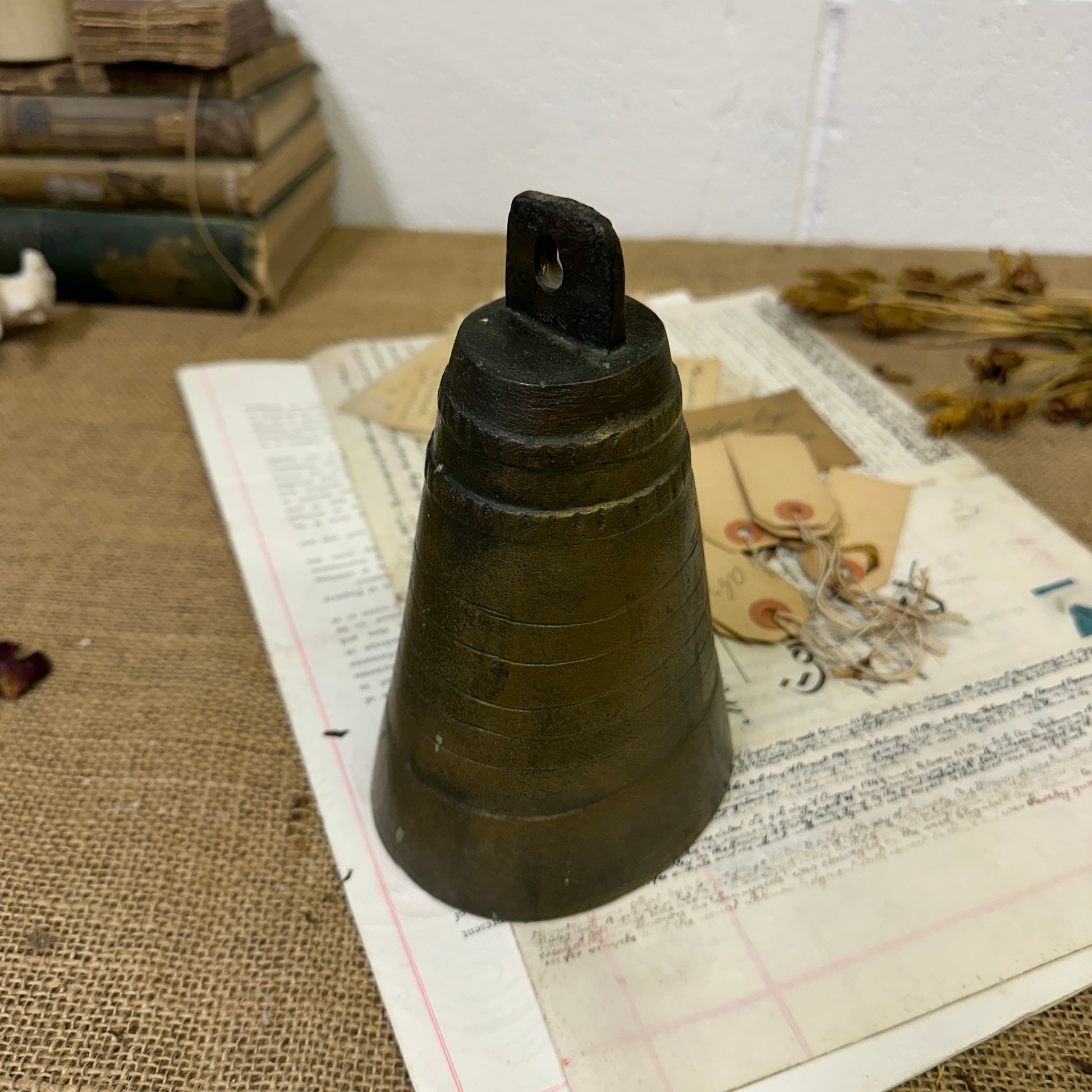 Hanging Brass Bell - The Blind Mole