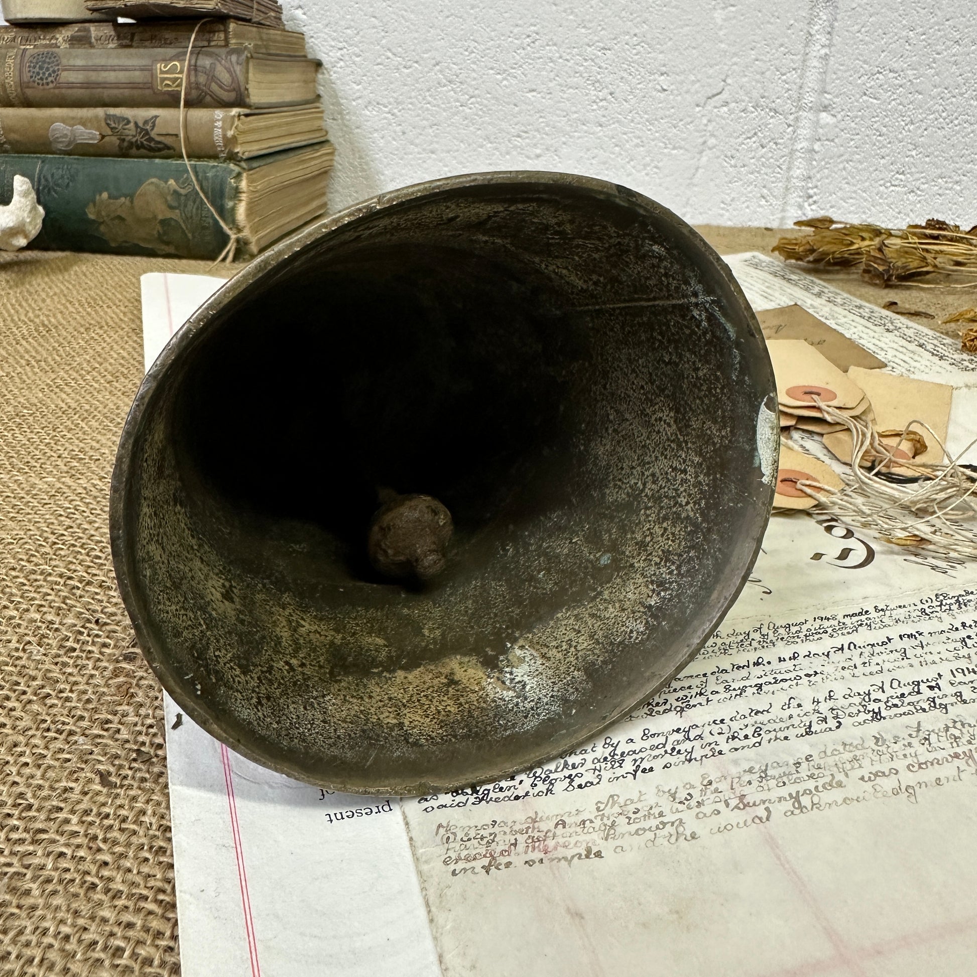 Hanging Brass Bell - The Blind Mole