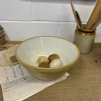 Rustic Stoneware Mixing Bowl
