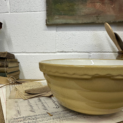 Rustic Stoneware Mixing Bowl