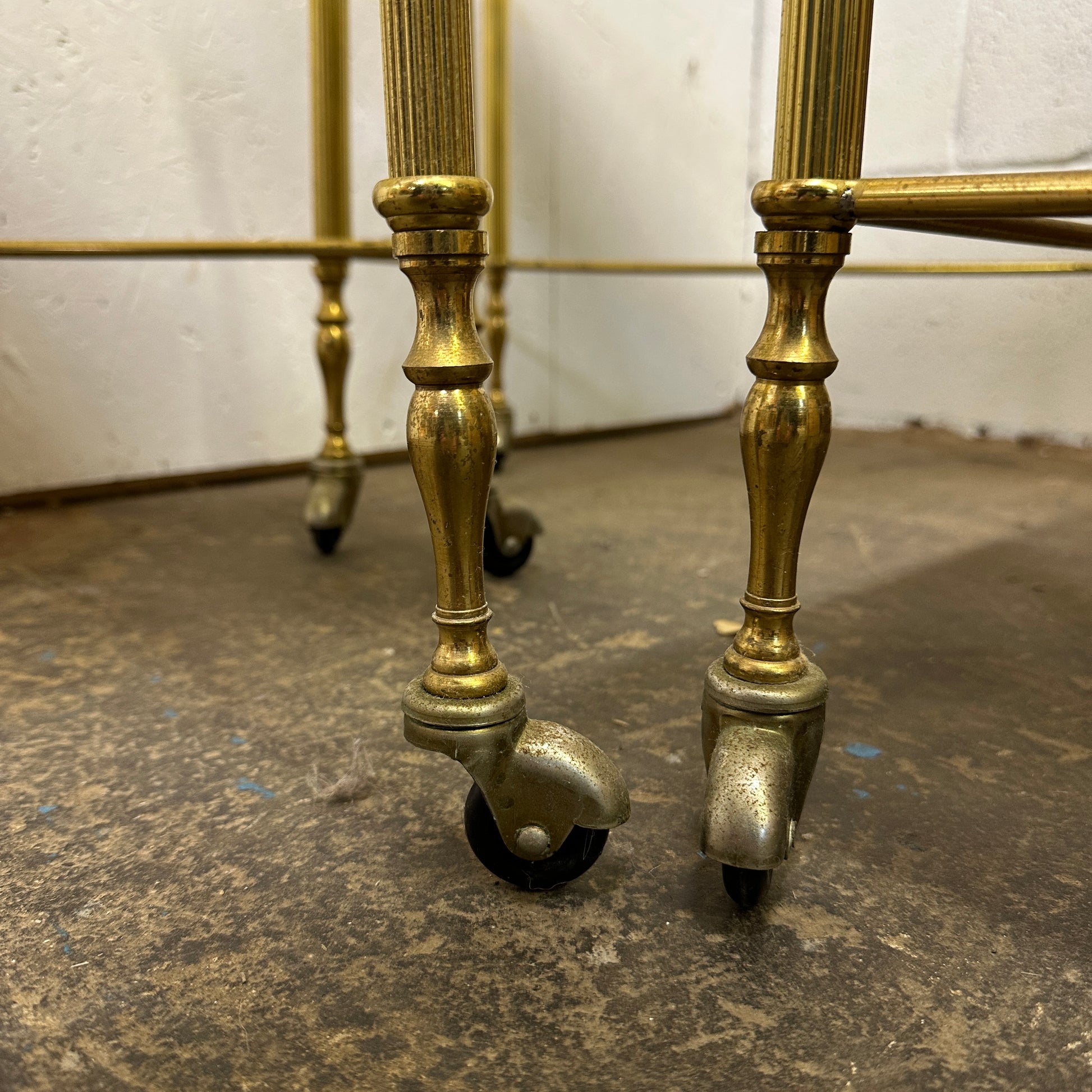 French Onyx & Gold Nest of Tables - The Blind Mole