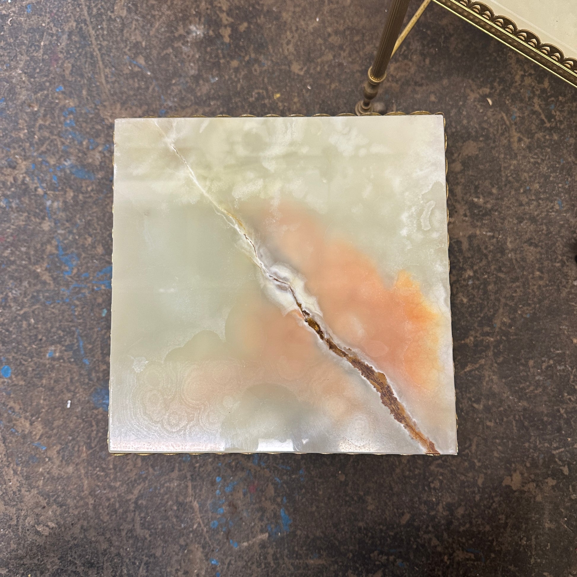 French Onyx & Gold Nest of Tables - The Blind Mole