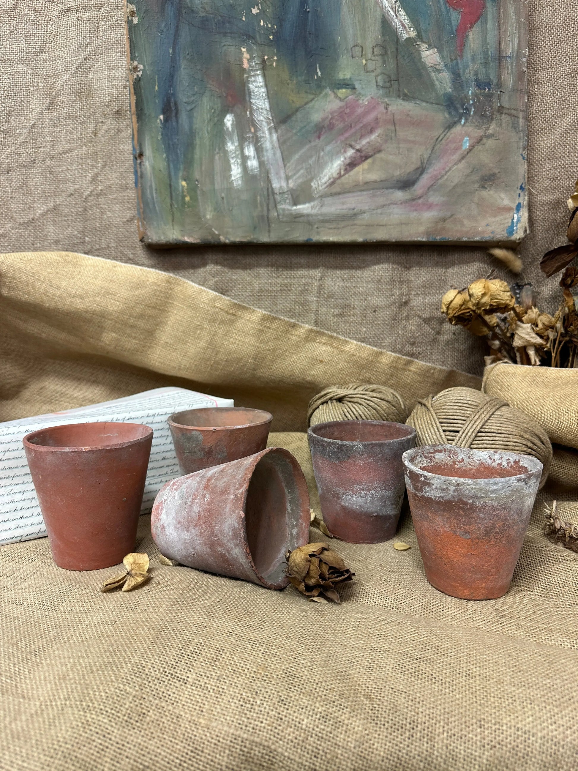 Antique Terracotta Seedling Plant Pots The Blind Mole