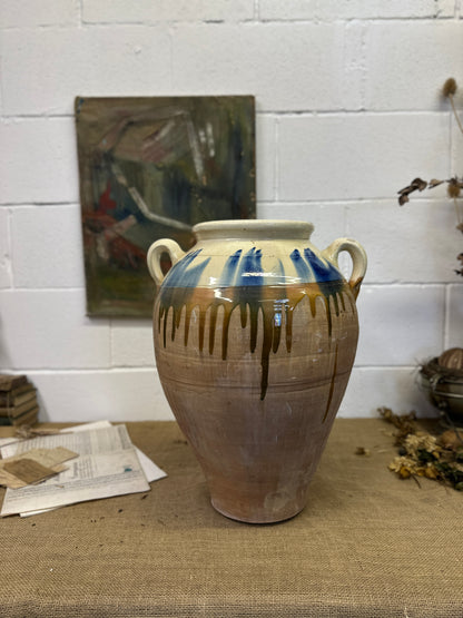 Rustic Mediterranean Olive Oil Amphora Jug