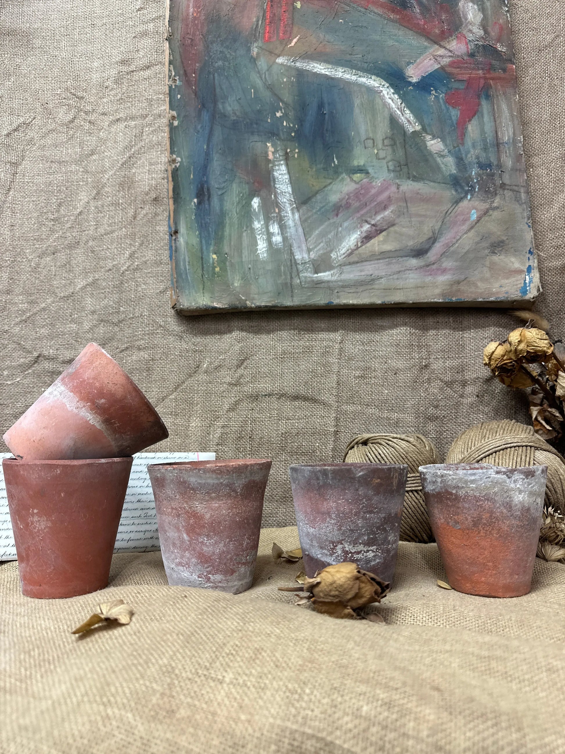 Antique Terracotta Seedling Plant Pots The Blind Mole