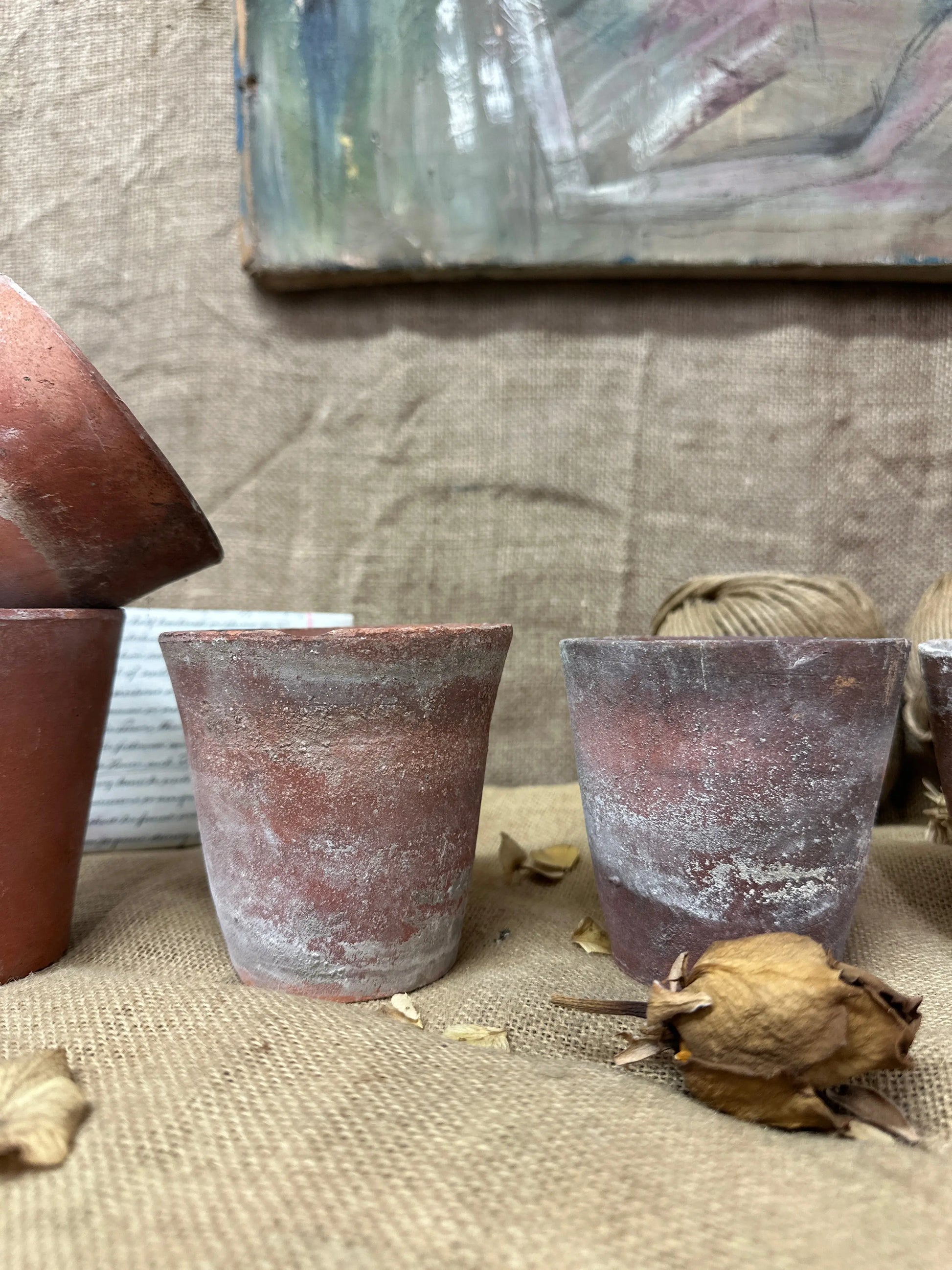 Antique Terracotta Seedling Plant Pots The Blind Mole