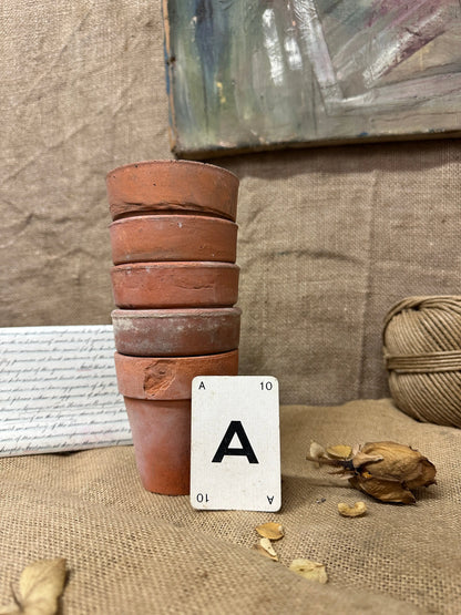 Antique Terracotta Seedling Plant Pots A The Blind Mole